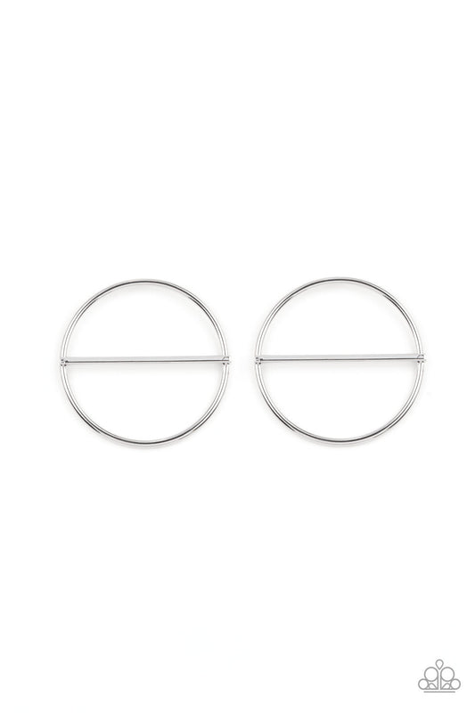 Paparazzi Dynamic Diameter - Silver Post Earring P5PO-SVXX-228XX