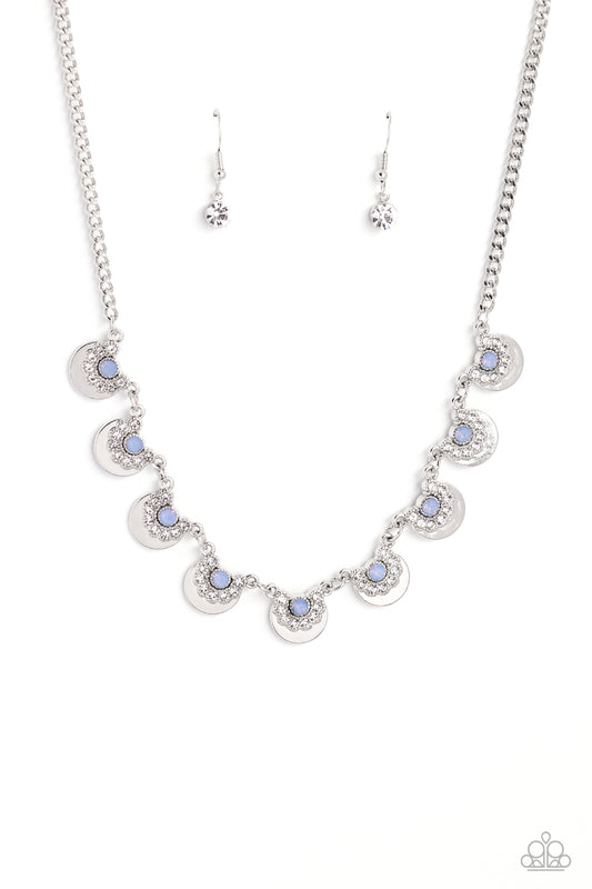 Paparazzi Grandiose Grace - Blue Necklace P2DA-BLXX-193OX