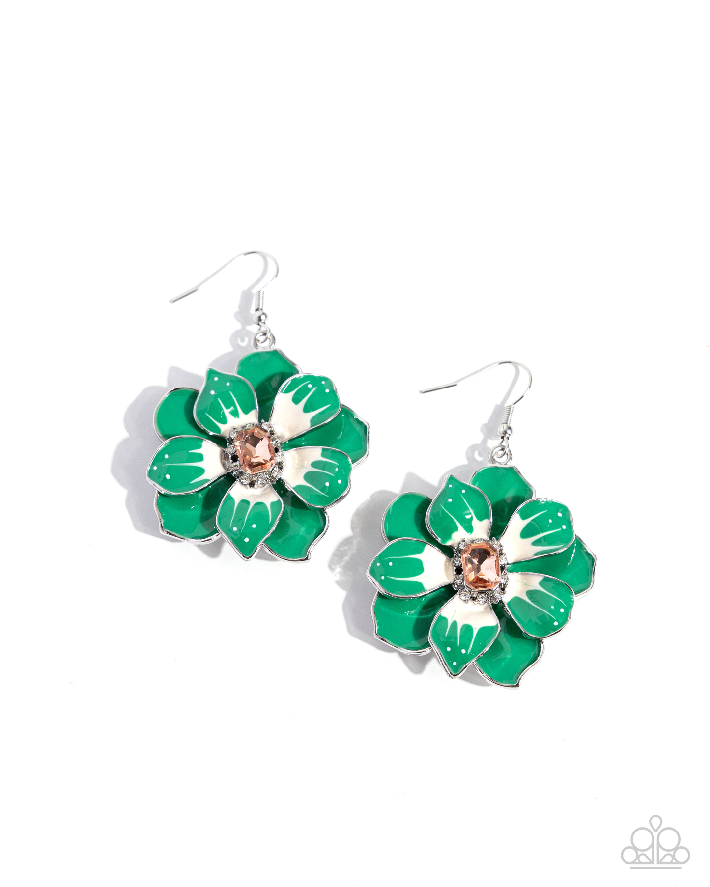 Paparazzi Tropical Treasure - Green Earring P5RE-GRXX-186XX