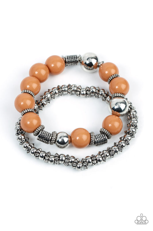 Paparazzi Walk This SWAY - Brown Bracelet P9WH-BNXX-105XX