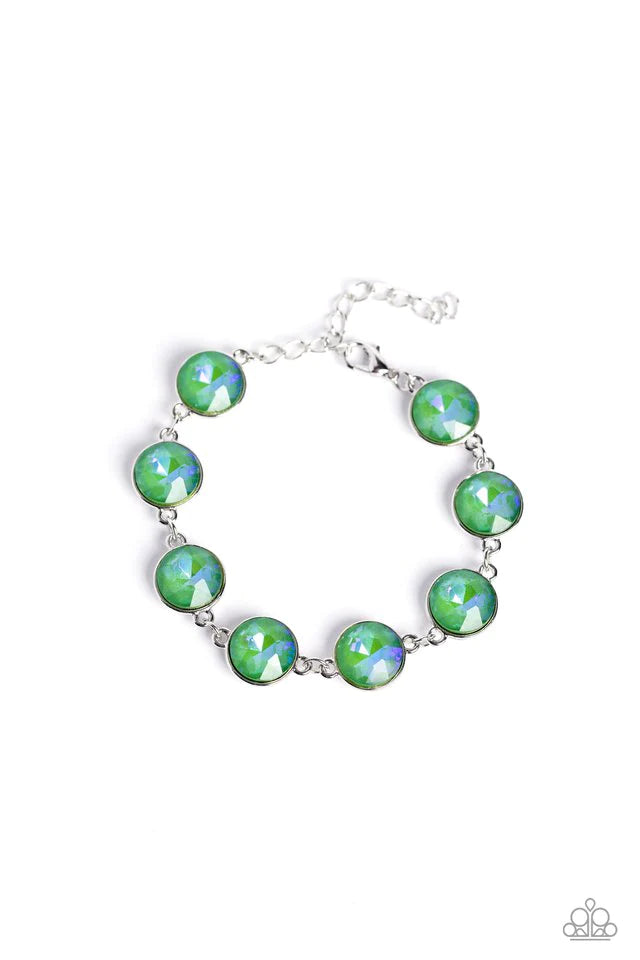 Paparazzi Bracelet ~ Enchanted Emblems - Green