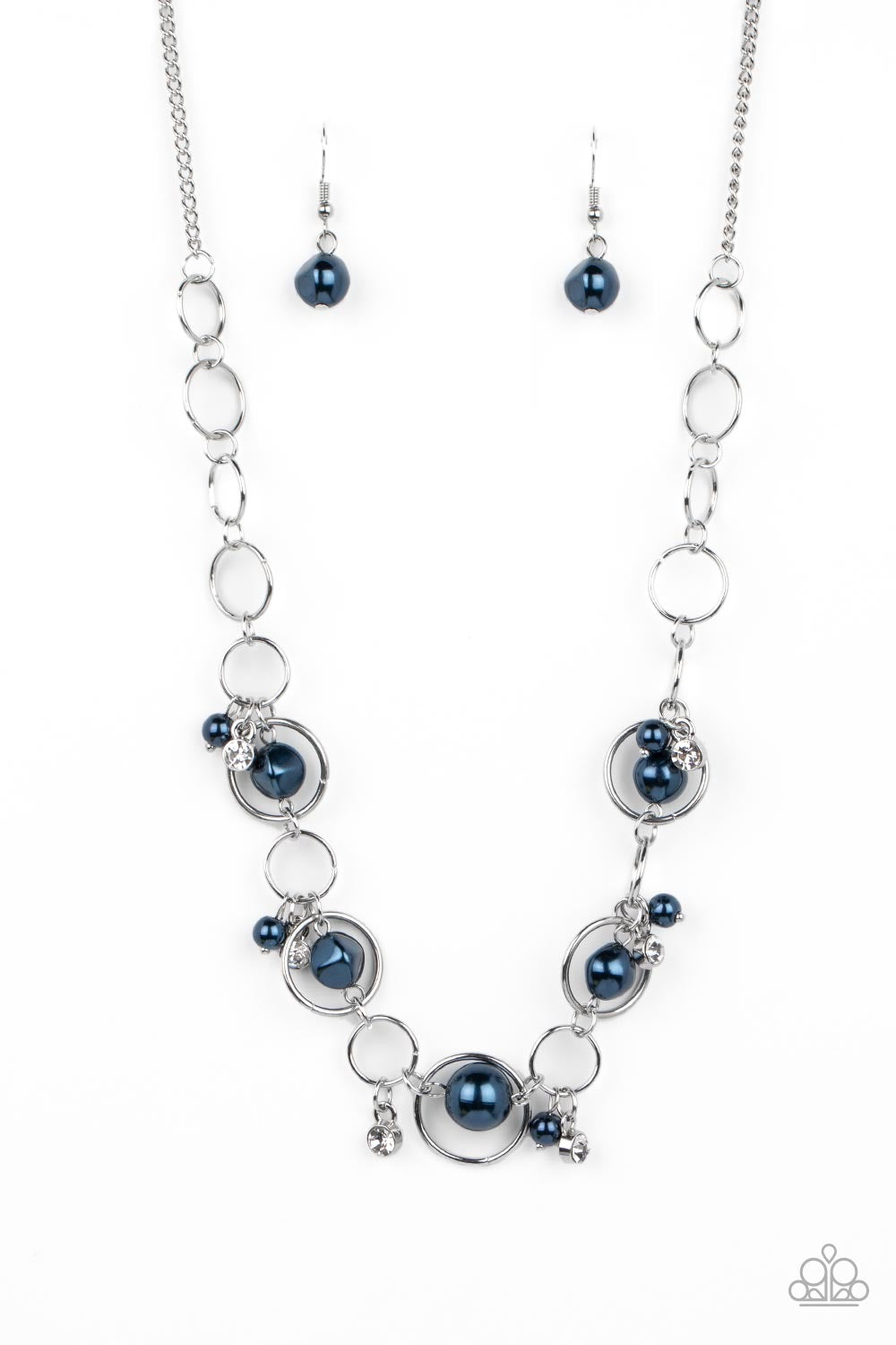 Think of the POSH-ibilities! - Blue Necklace P2RE-BLXX-390XX