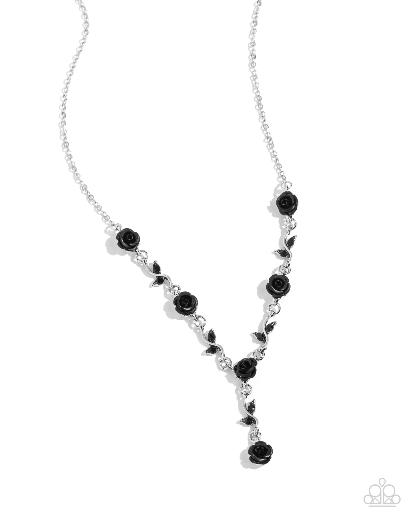 Paparazzi ROSE Without Saying... - Black Necklace P2DA-BKXX-195UQ