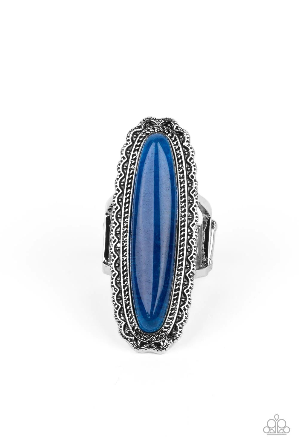 Eco Equinox - Blue Ring - Paparazzi Accessories