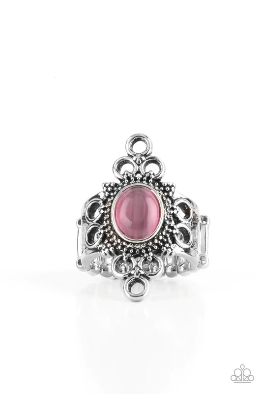 Mystical Mystique - Pink Ring - Paparazzi Accessories