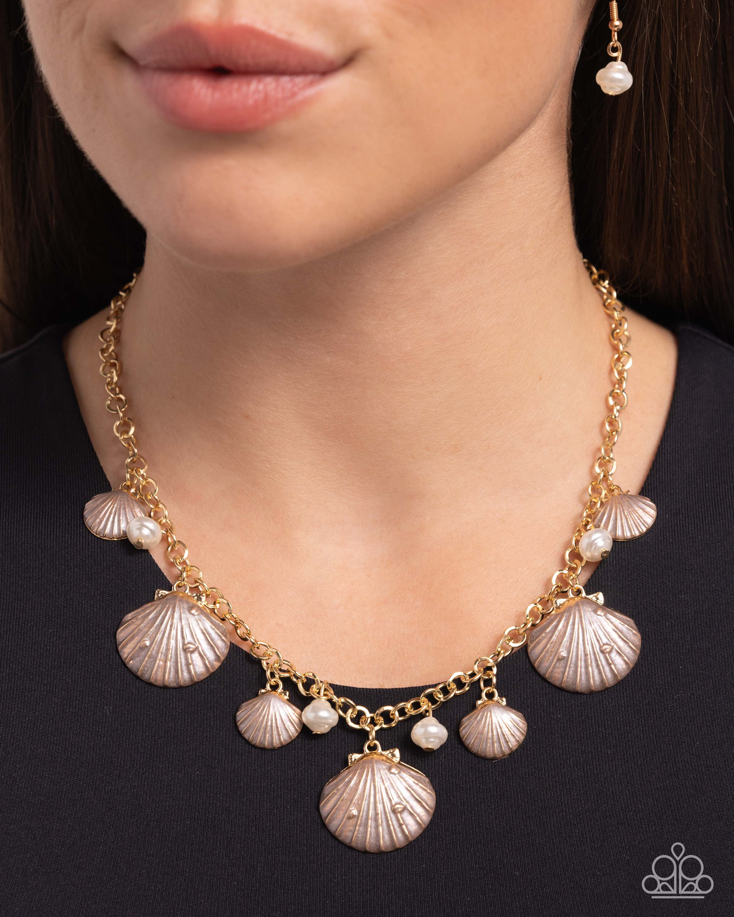 Paparazzi Seashell Sophistication - Brown Necklace P2ST-BNXX-083XX