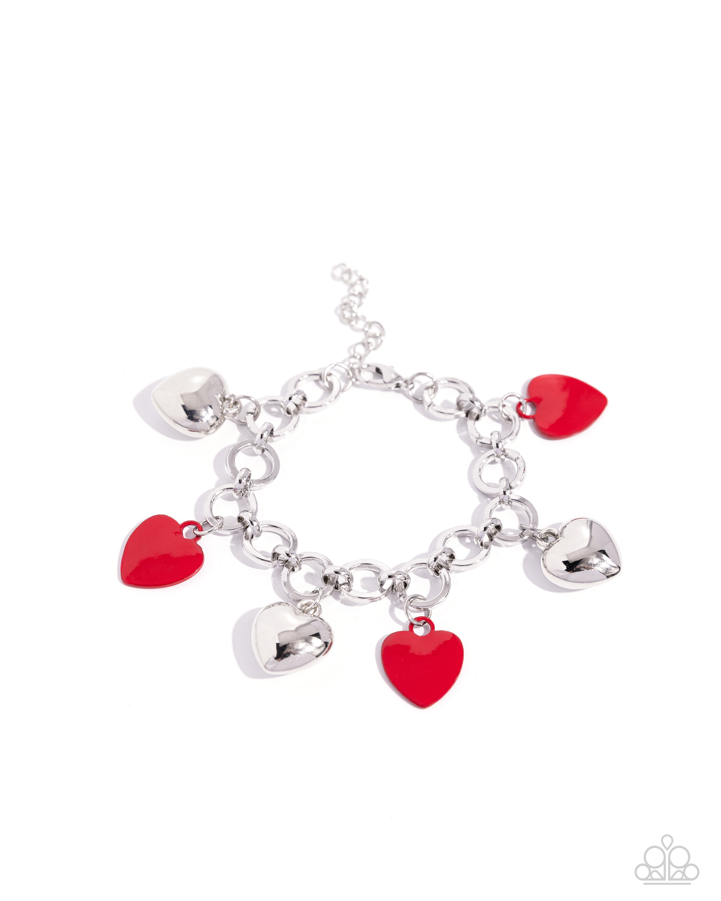 Paparazzi Whole Lotta Love - Red Bracelet P9WH-RDXX-198XX