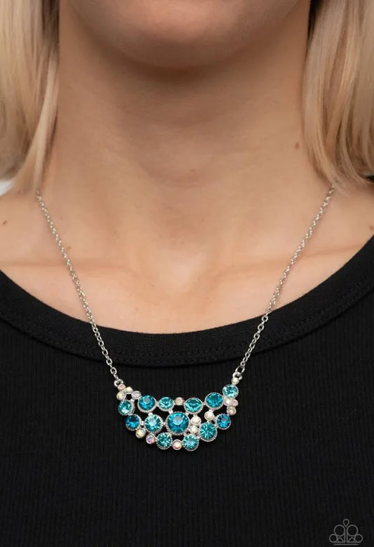 Effervescently Divine - Blue Paparazzi Necklace