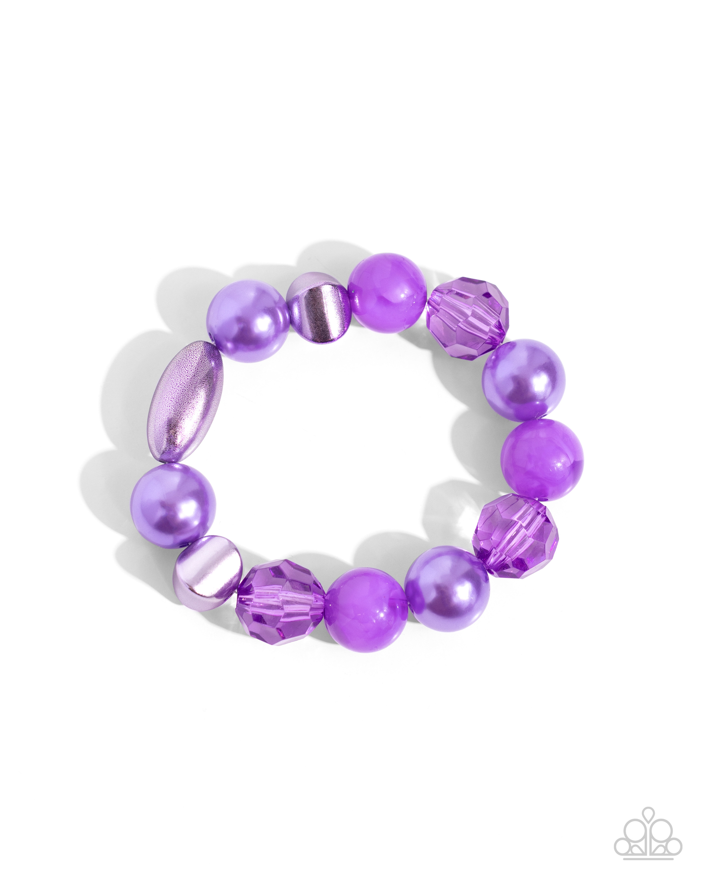 Paparazzi Plentiful Pigment - Purple Bracelet P9WH-PRXX-291YM