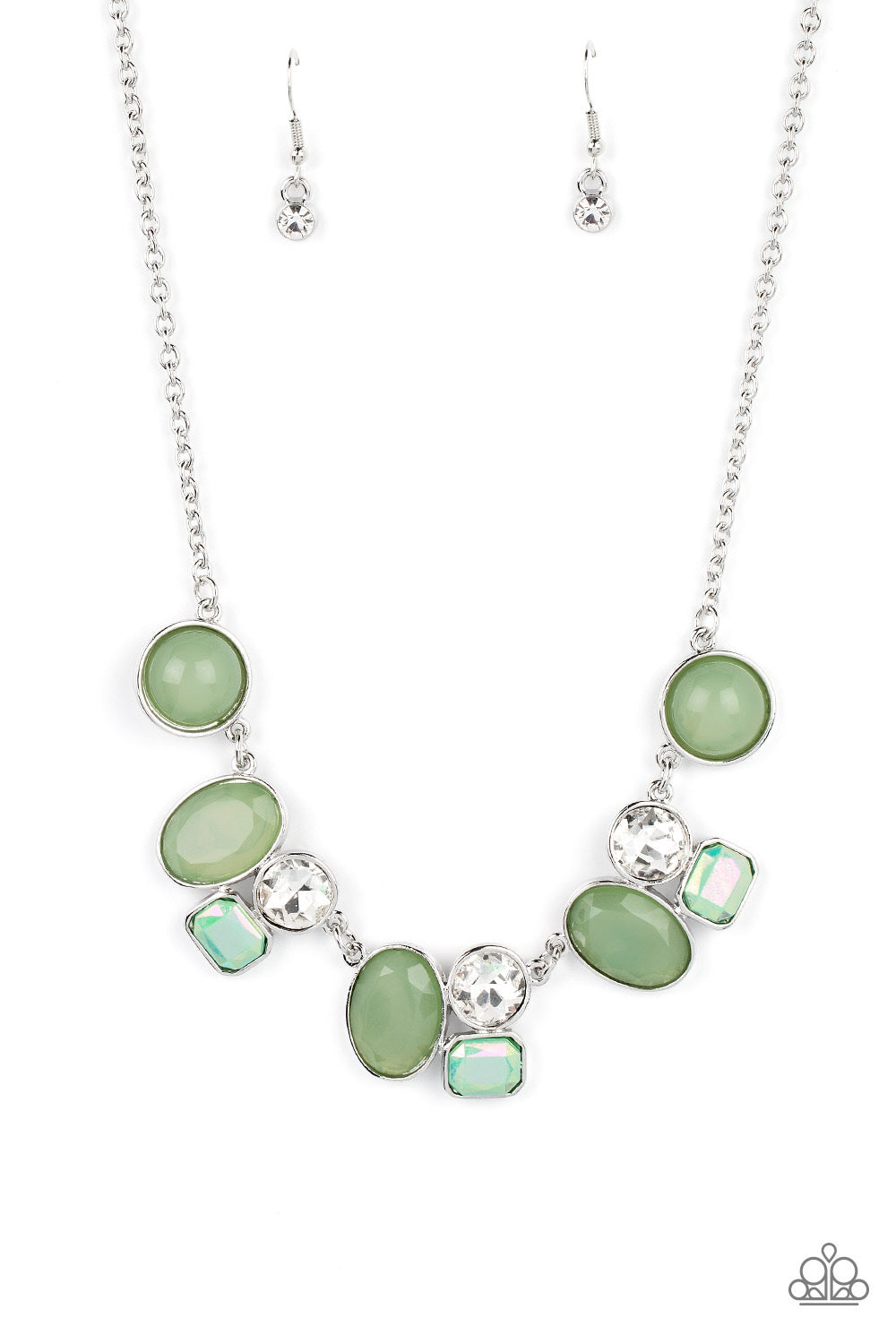 Paparazzi Fantasy World - Green Necklace P2RE-GRXX-269XX