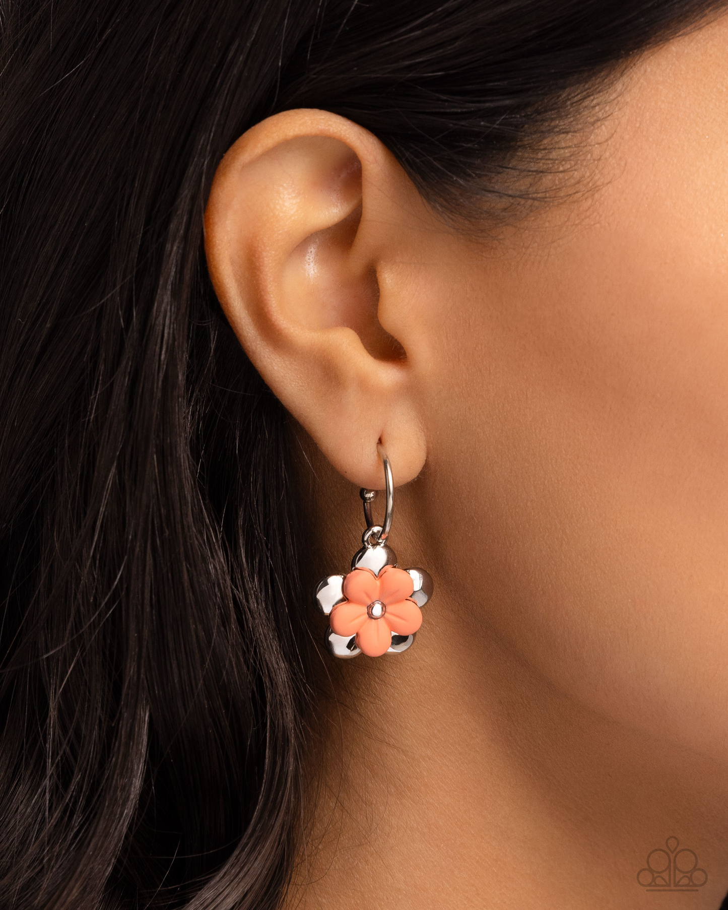 Paparazzi Horticultural Haute - Orange  Post Earring P5HO-OGXX-019XX