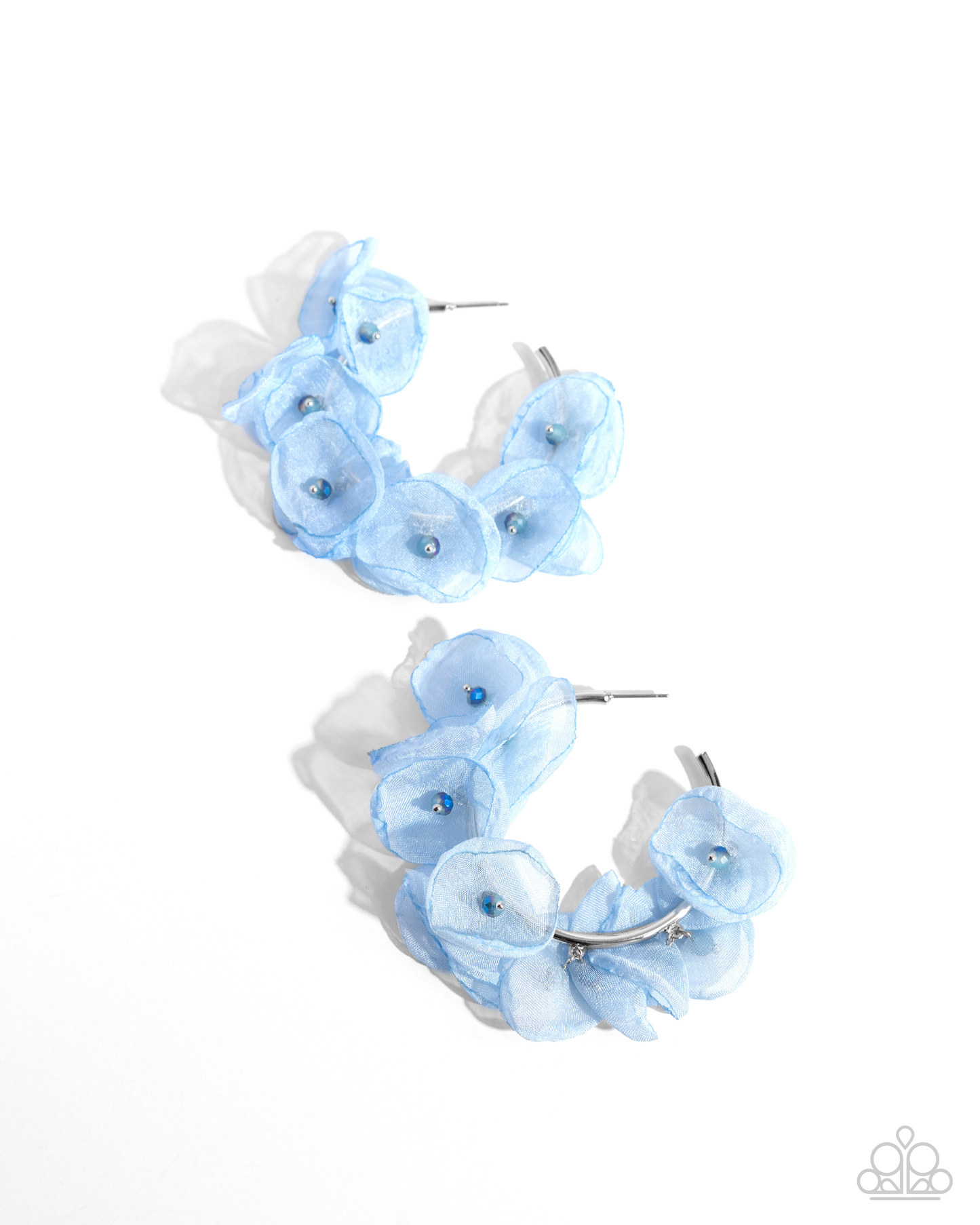 Paparazzi Petaled Pageant - Blue  Earring P5HO-BLXX-068XX