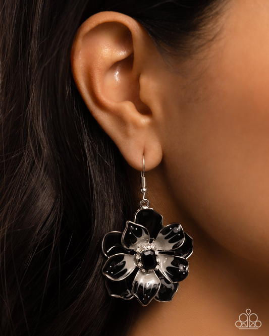 Paparazzi Tropical Treasure - Black Earring P5RE-BKXX-458XX