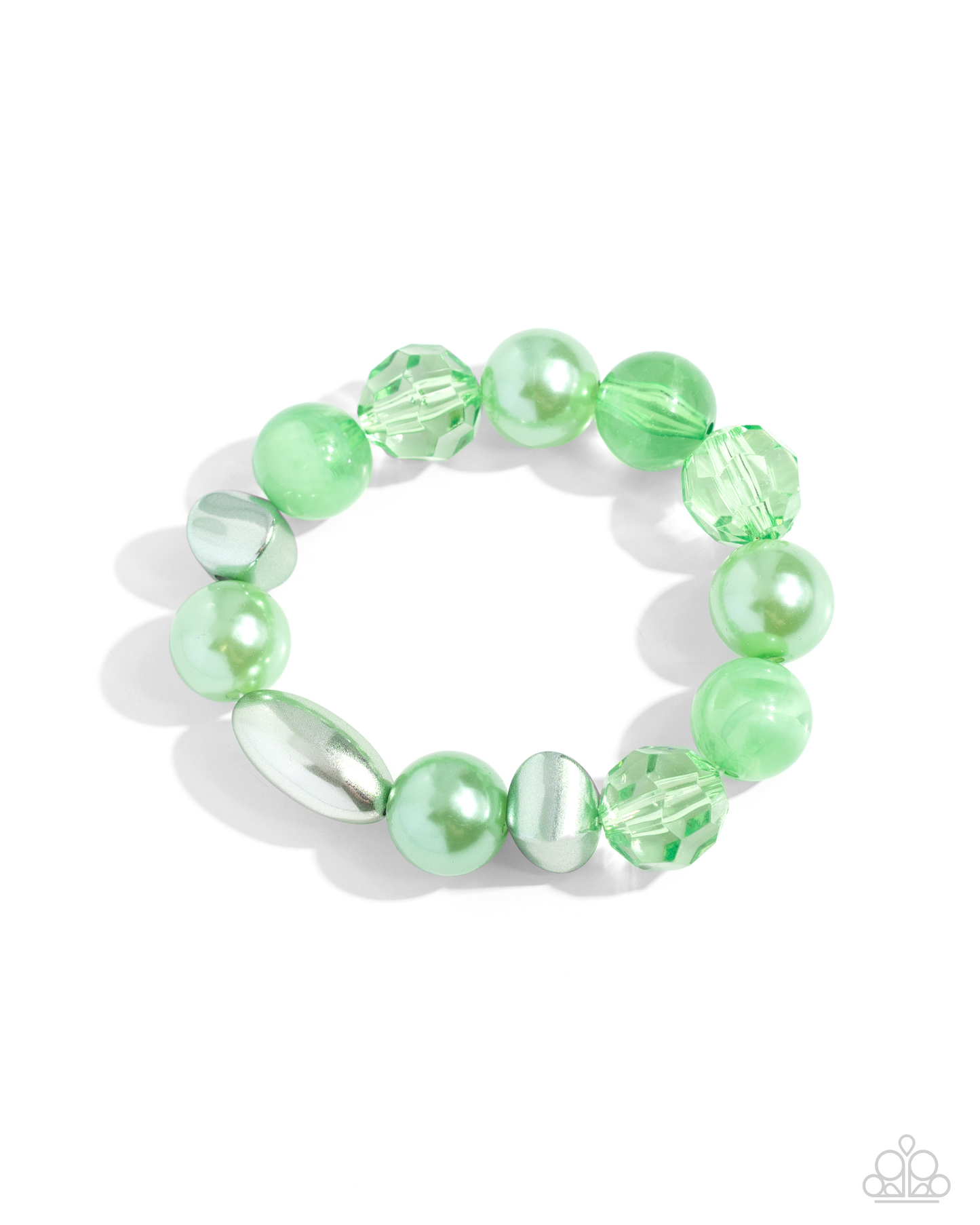 Paparazzi Plentiful Pigment - Green Bracelet P9WH-GRXX-218YN