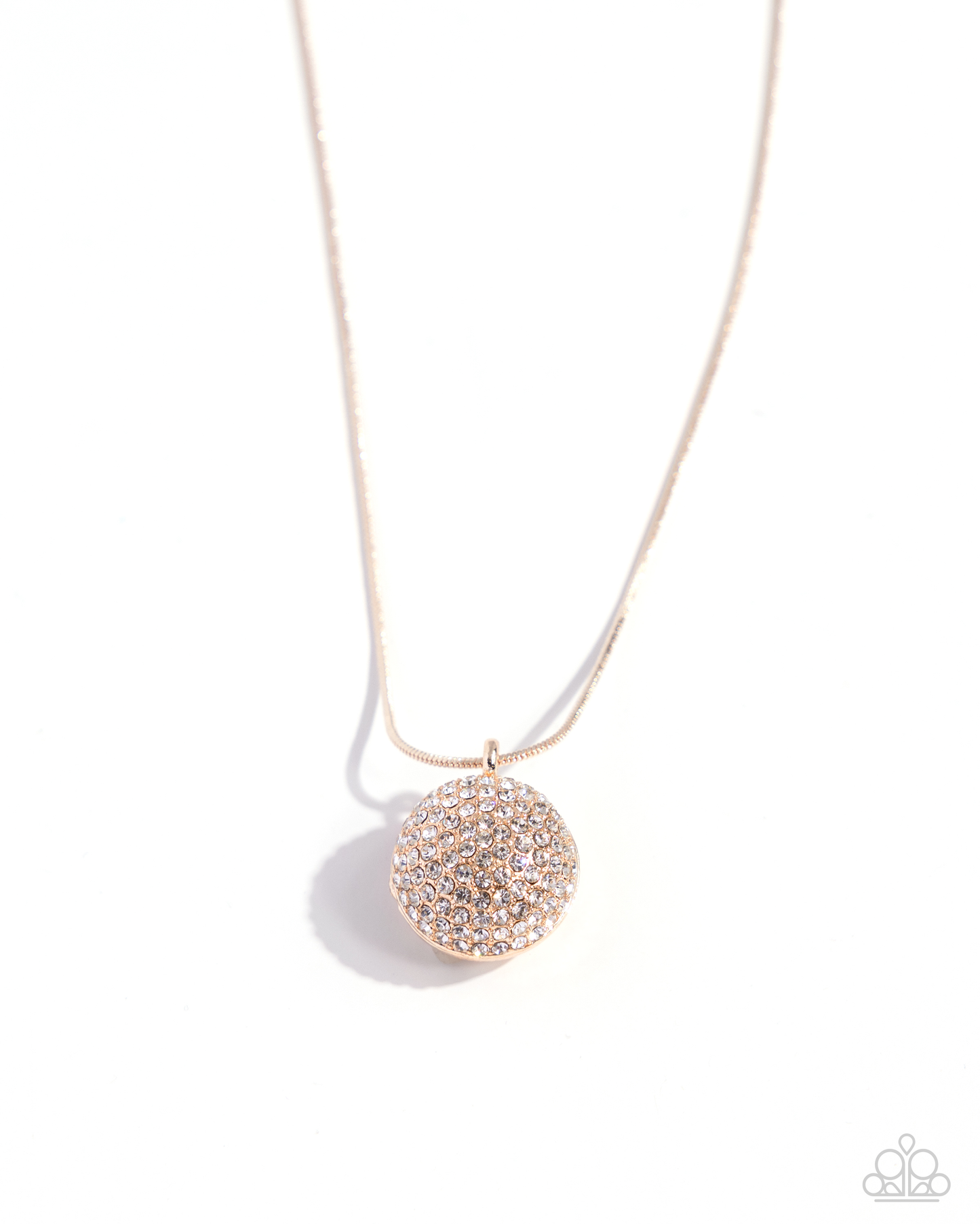 Paparazzi Bedazzled Bravado - Rose Gold Necklace P2DA-GDRS-418XX