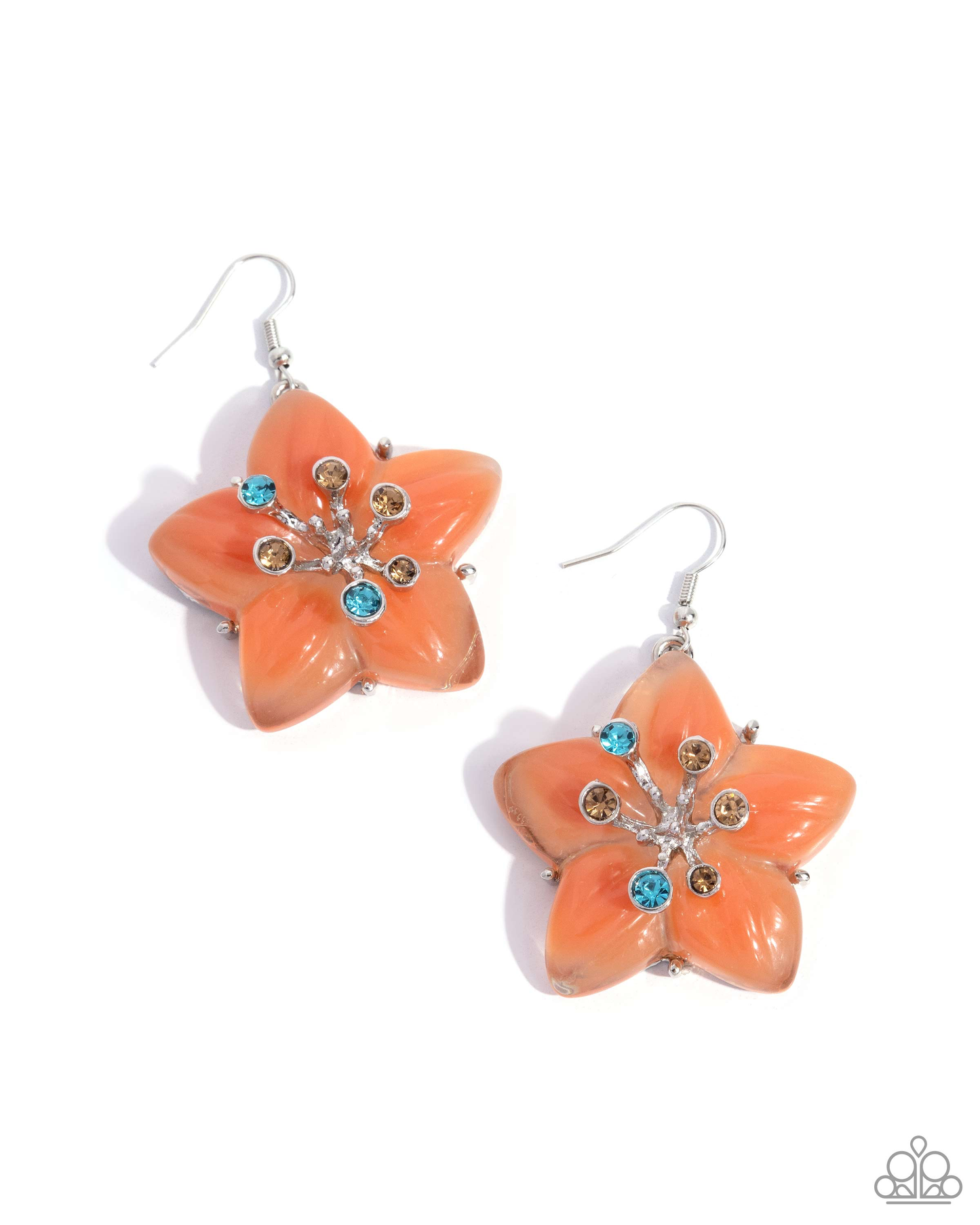 Paparazzi Summer Sprigs-Orange Earring