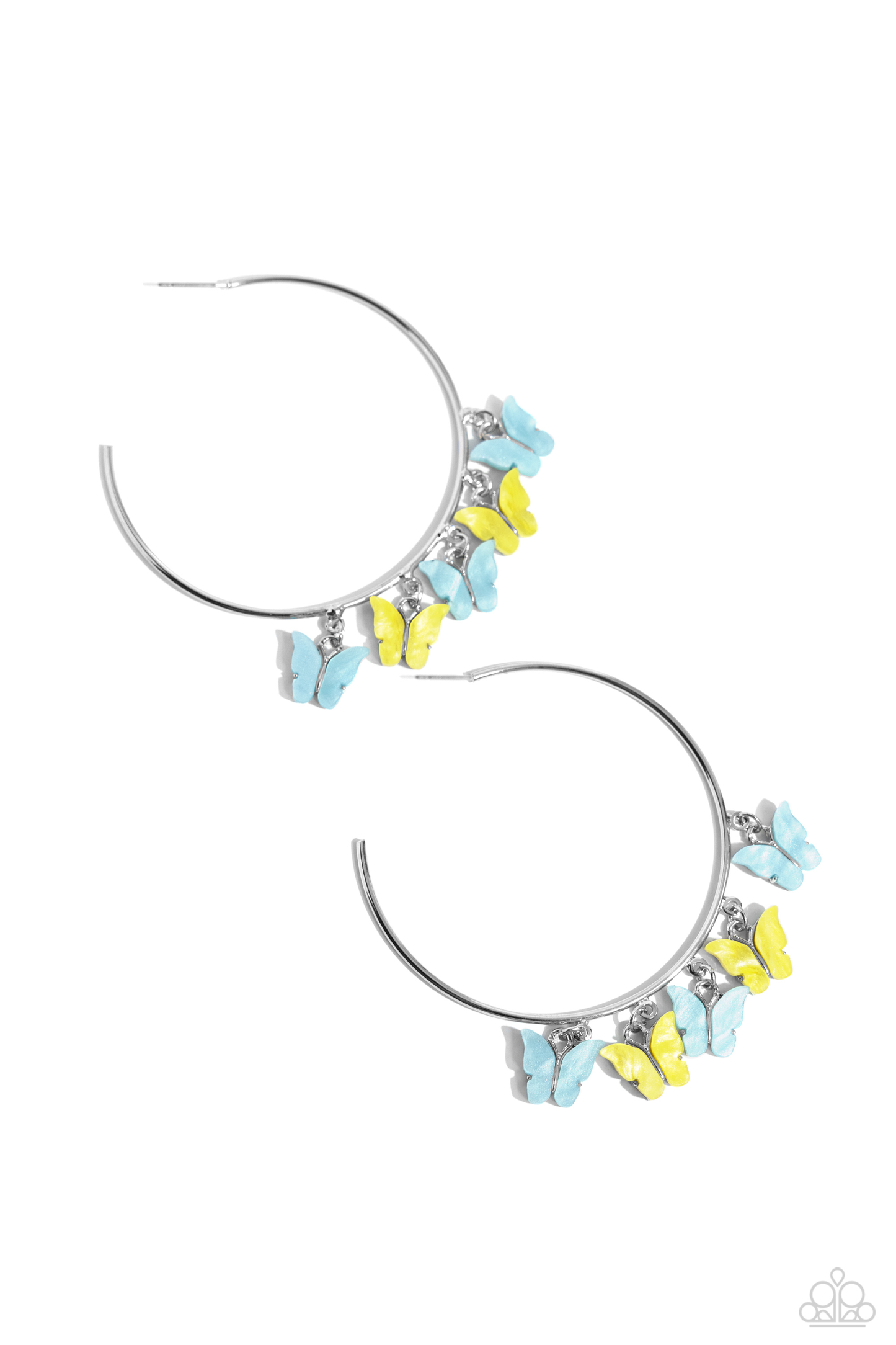 Paparazzi Bemusing Butterflies - Blue Earring P5HO-BLXX-065XX