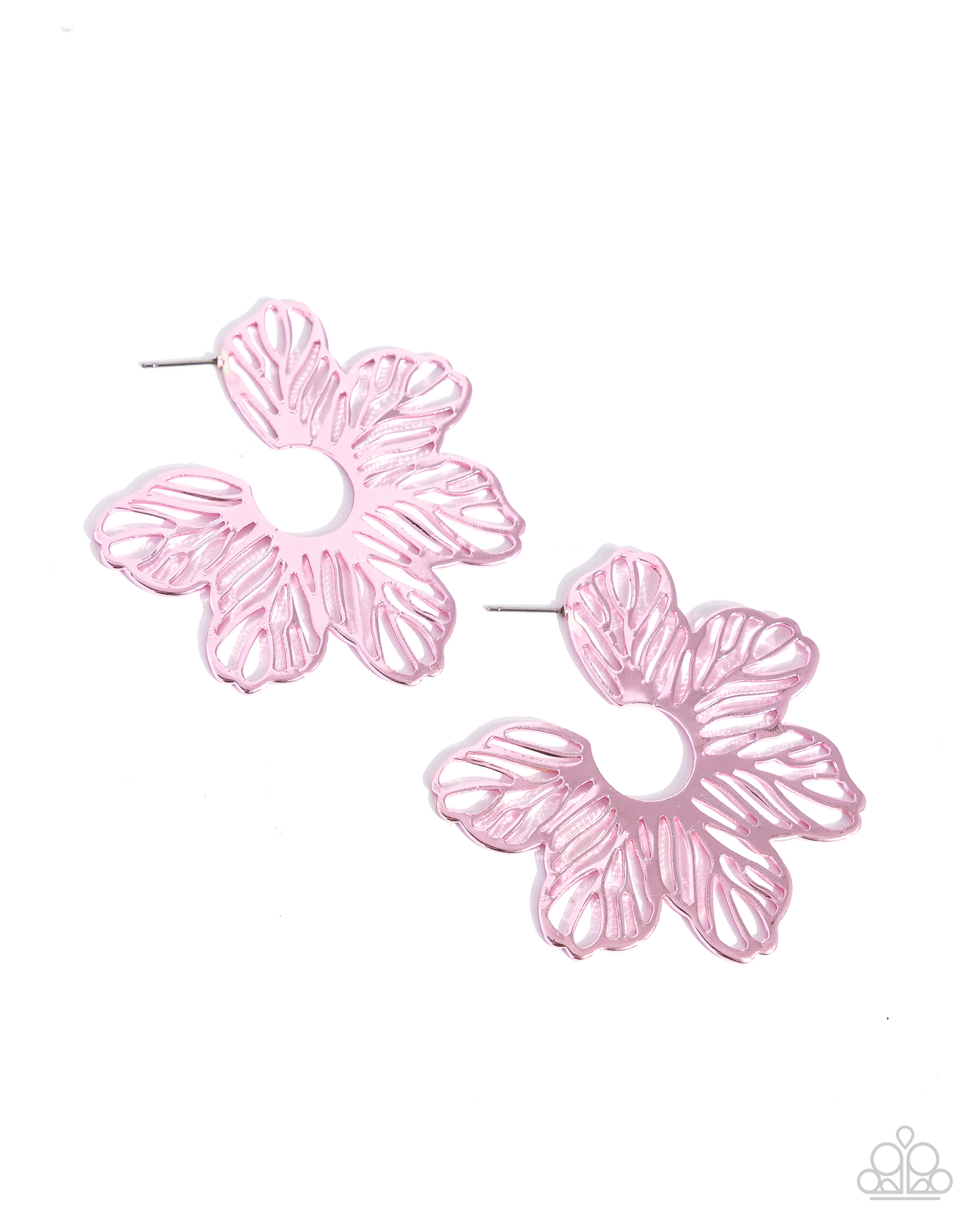 Paparazzi Floral Fame - Pink Post Earring  P5HO-PKXX-085XX