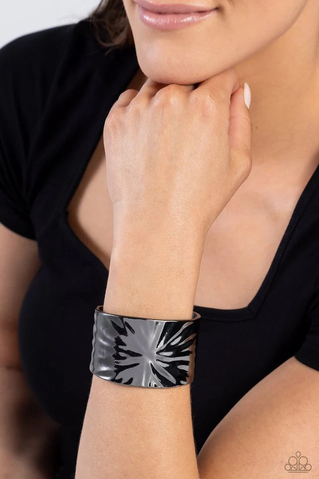 Paparazzi Ford Fusion - Black Cuff Bracelet