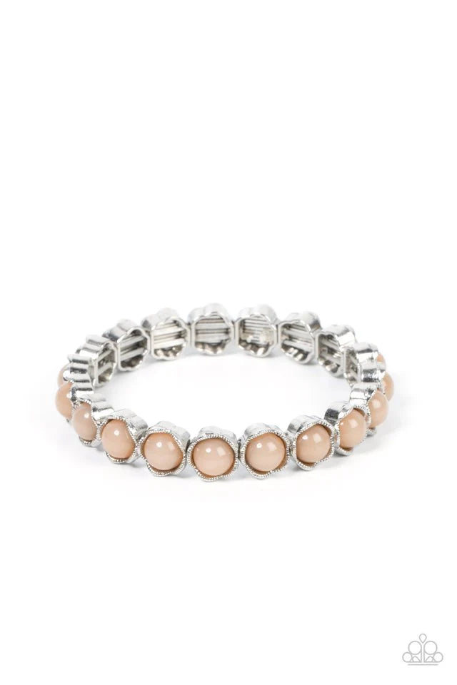 Paparazzi Lets be Buds - Brown Bracelet