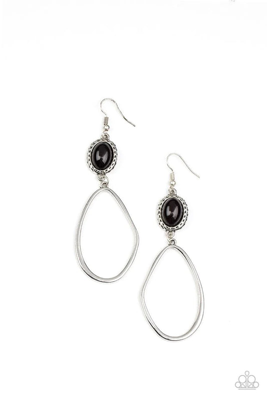 Paparazzi Earring ~ Adventurous Allure - Black