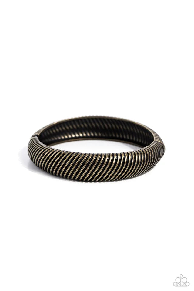 Paparazzi Jailhouse Jive - Brass Bracelet