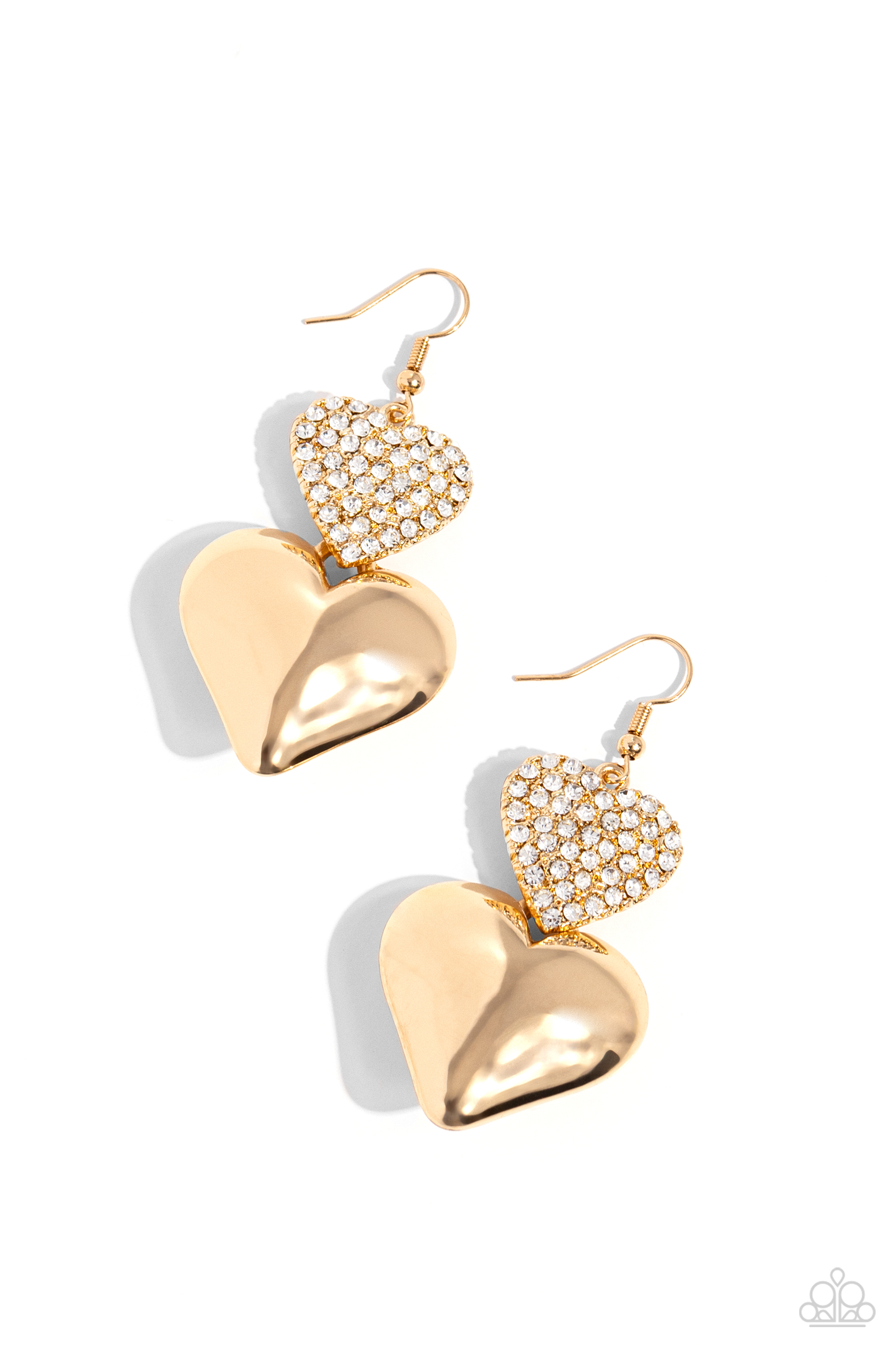 Paparazzi Charming Connection - Gold  Earring P5RE-GDXX-262XX