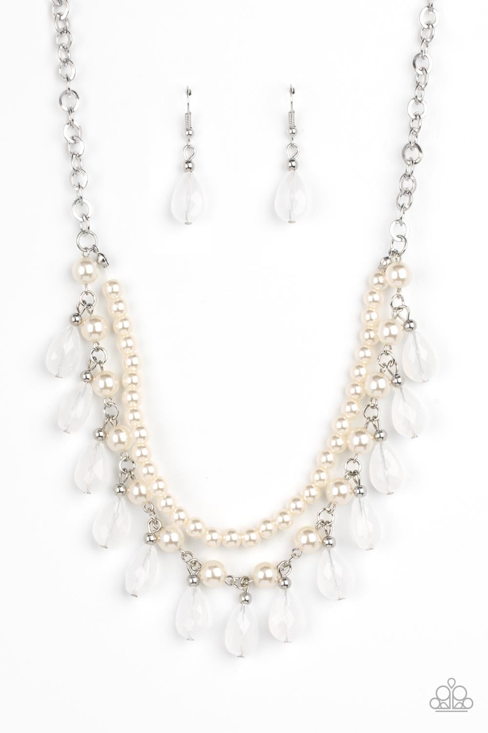 Paparazzi Dreamy Destination Wedding - White Necklace P2RE-WTXX-568XX