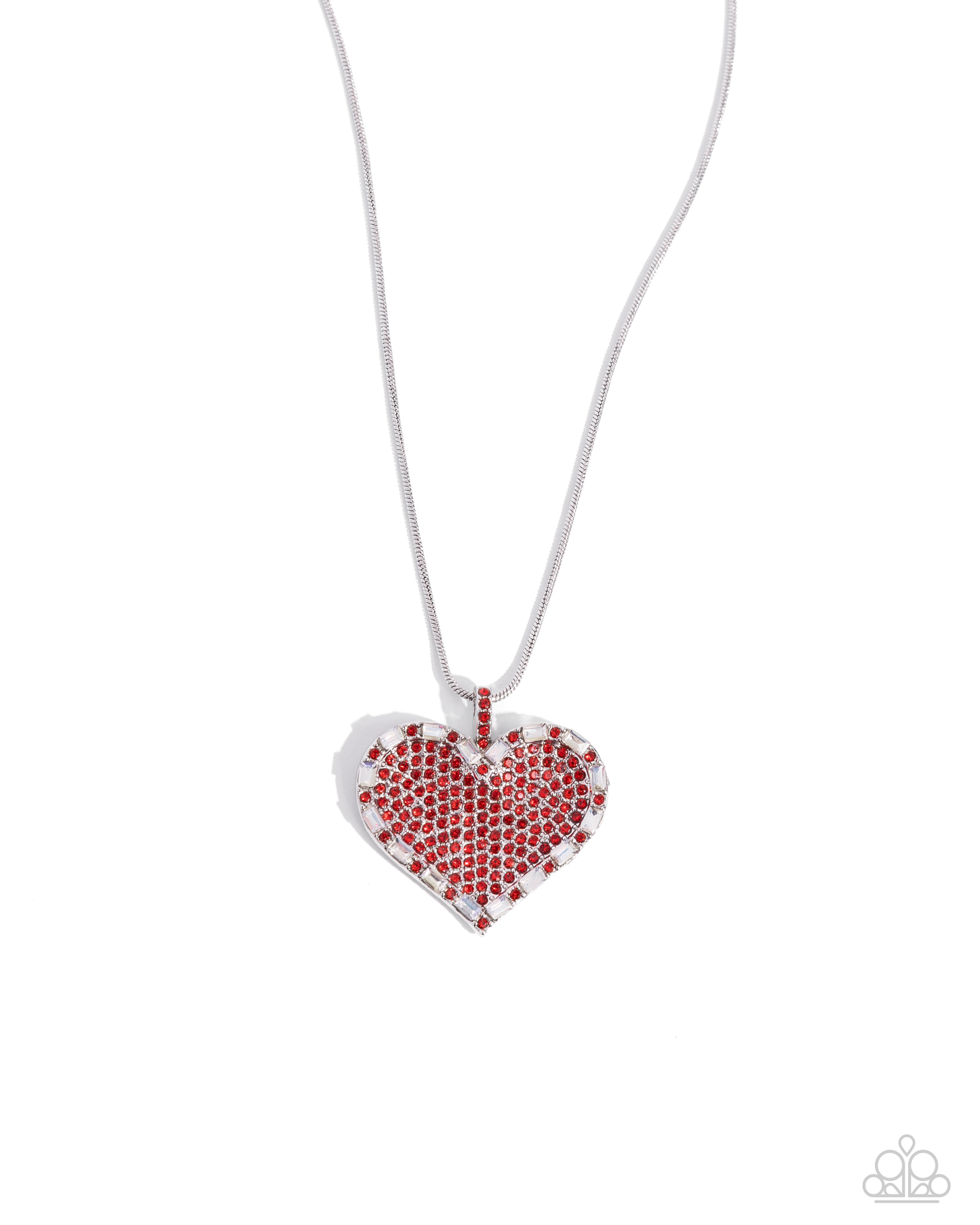 Paparazzi Affectionate Advance - Red Heart Necklace P2RE-RDXX-275XX