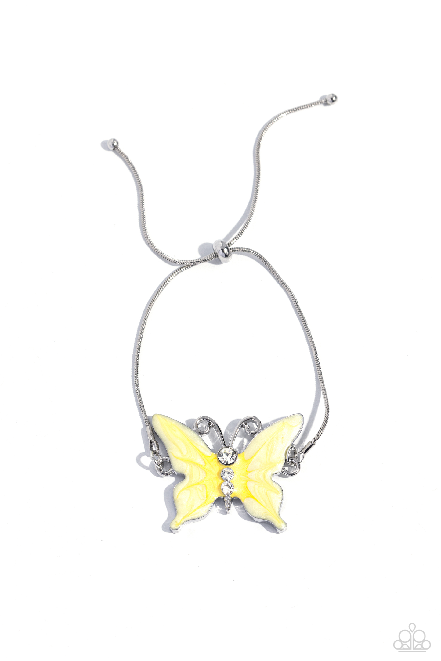 Paparazzi Aerial Adornment - Yellow  Bracelet P9WH-YWXX-161XX