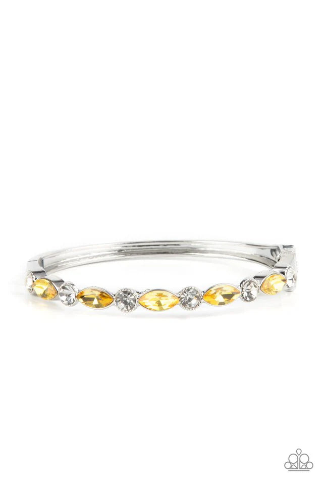 Paparazzi Petitely Powerhouse-yellow bracelet