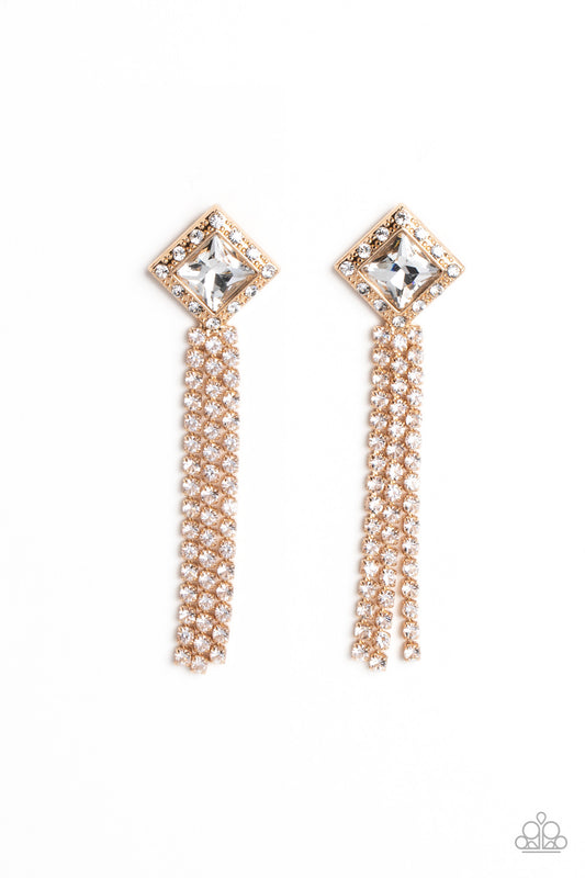 Paparazzi Seasonal Sparkle - Gold  Earring P5PO-GDXX-235XX