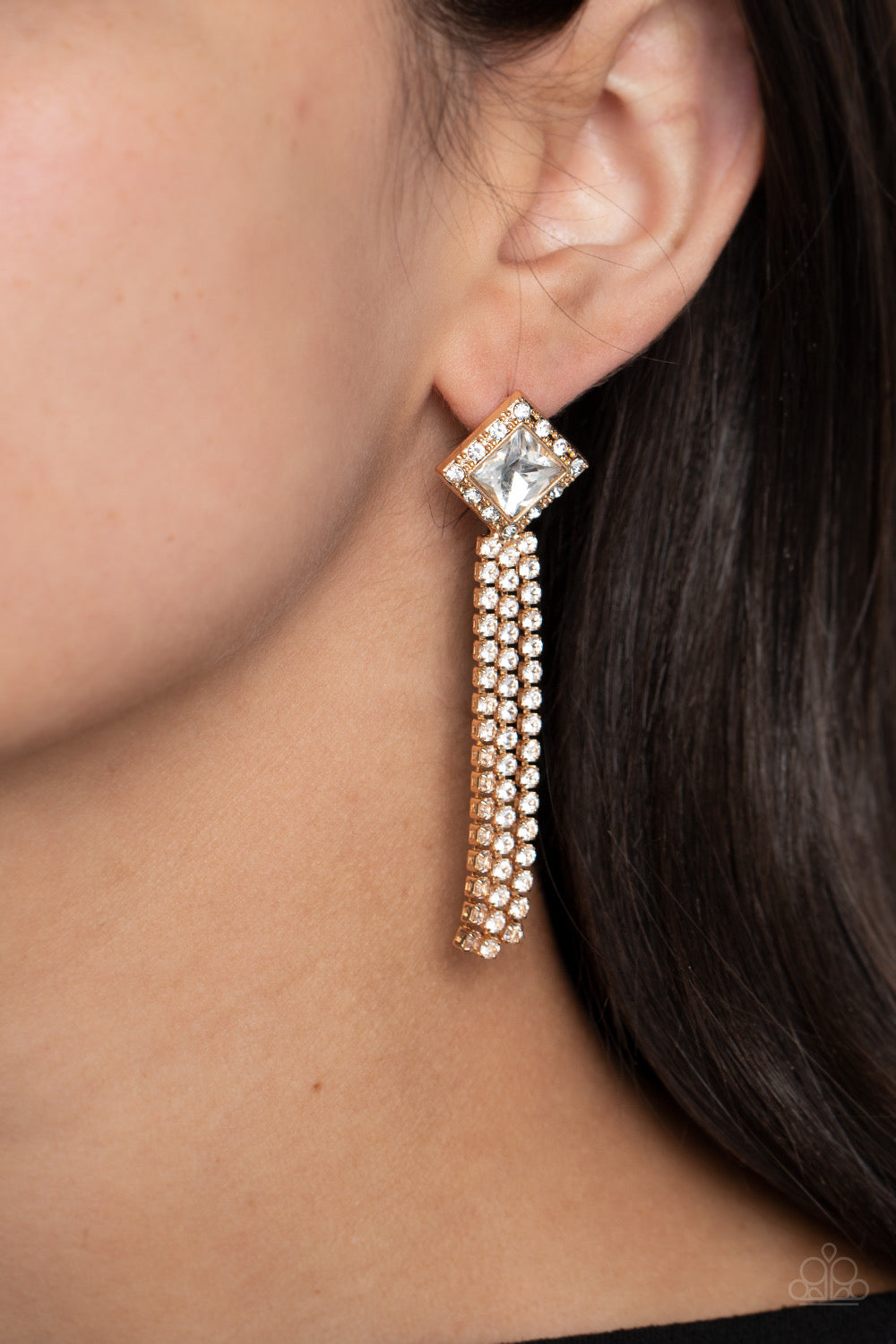 Paparazzi Seasonal Sparkle - Gold  Earring P5PO-GDXX-235XX