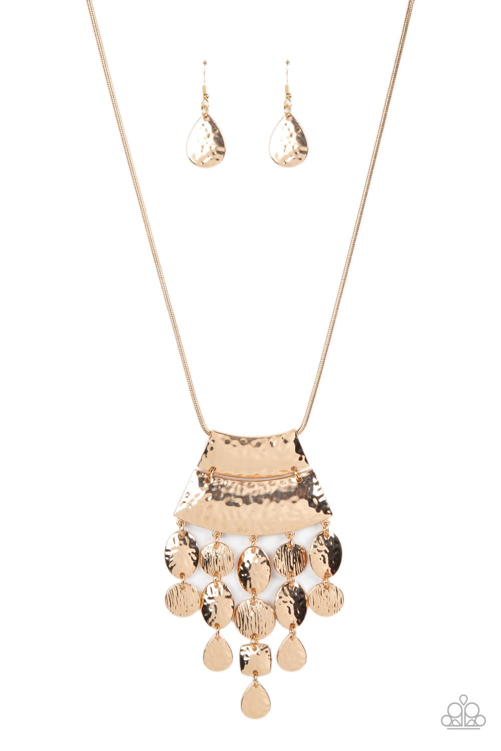 Paparazzi Totem Trek - Gold Necklace P2ST-GDXX-116XX