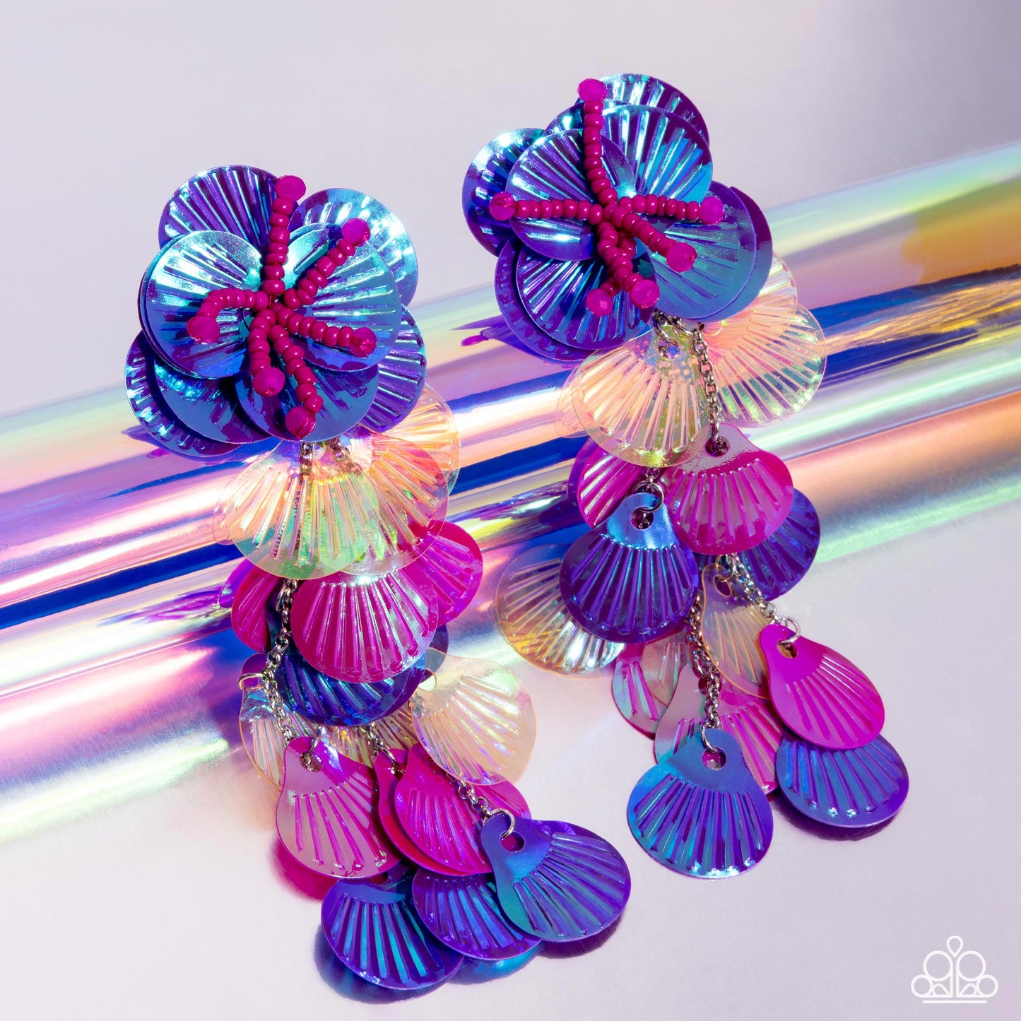 Paparazzi Under the Waves-Multi Earring