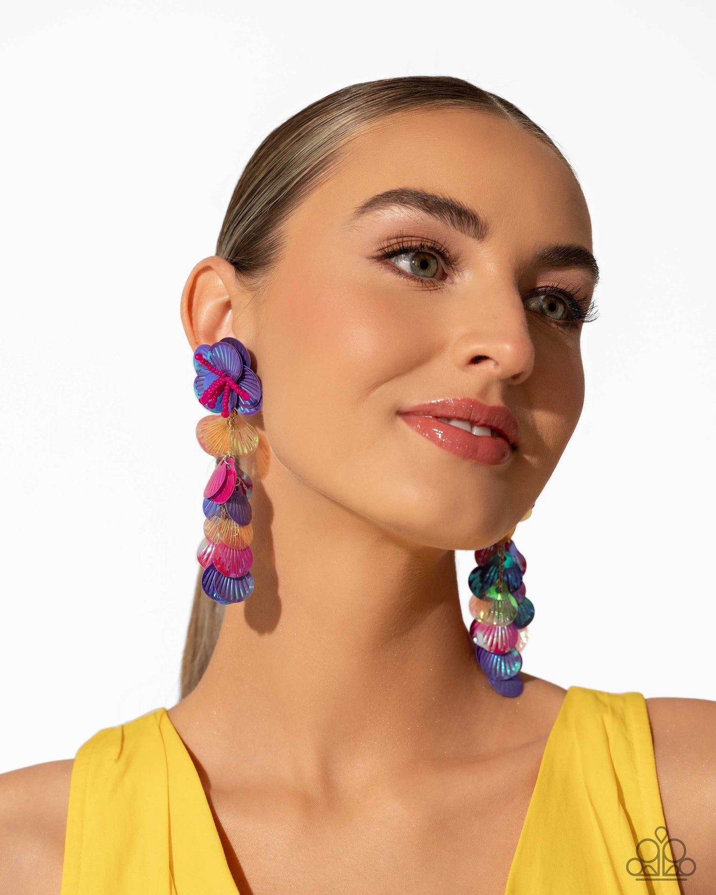 Paparazzi Under the Waves-Multi Earring