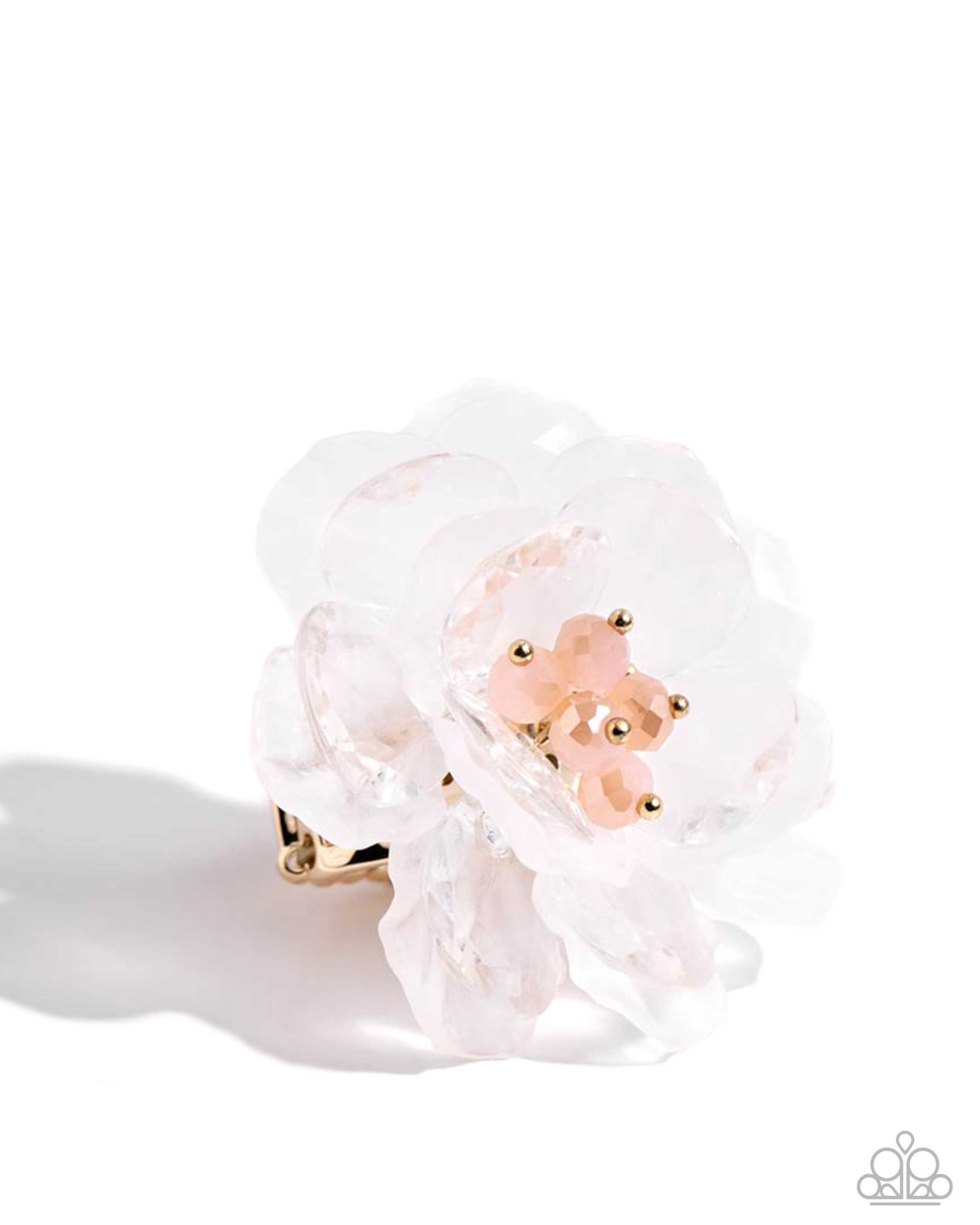 Paparazzi Petal Privilege -white Ring