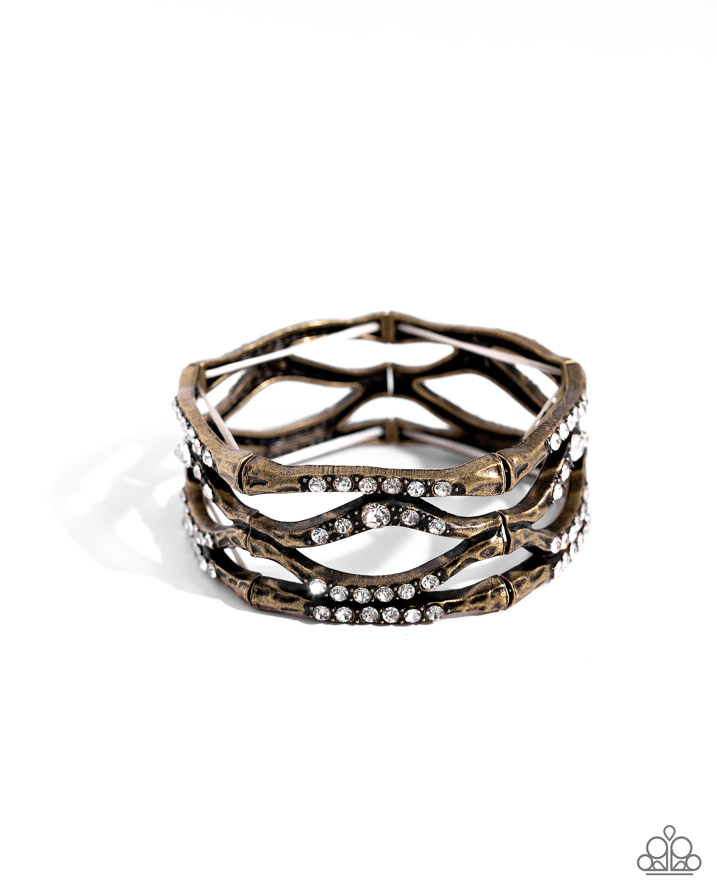 Paparazzi Cross Country - Brass Bracelet P9ED-BRXX-068XX