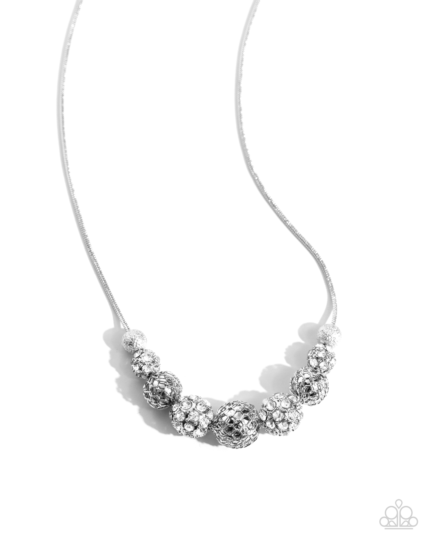 Paparazzi Gilded Gift - White Necklace P2RE-WTXX-689X