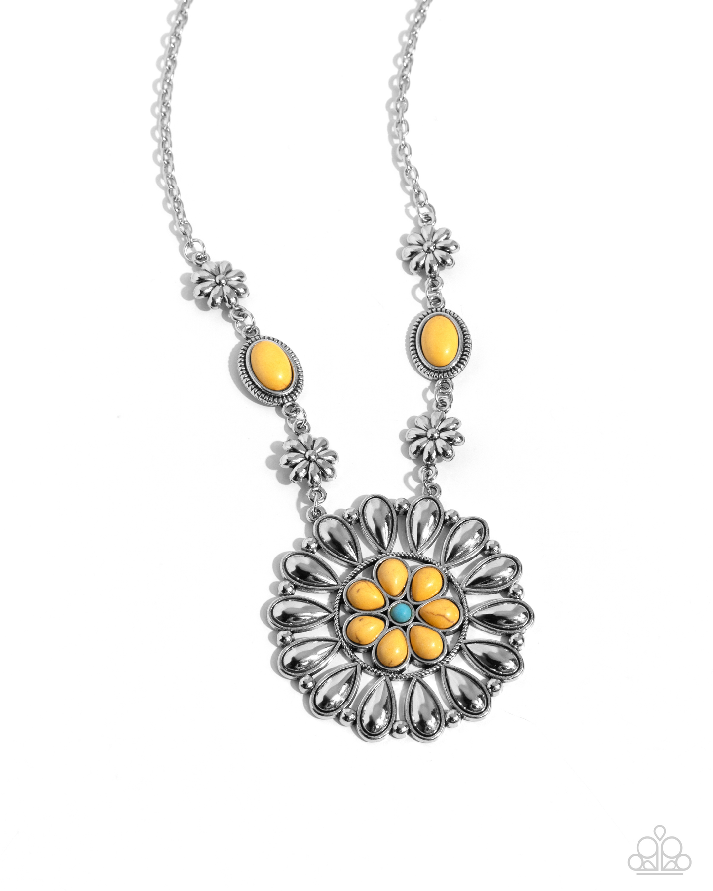 Paparazzi Ornate Opinion-Yellow Necklace