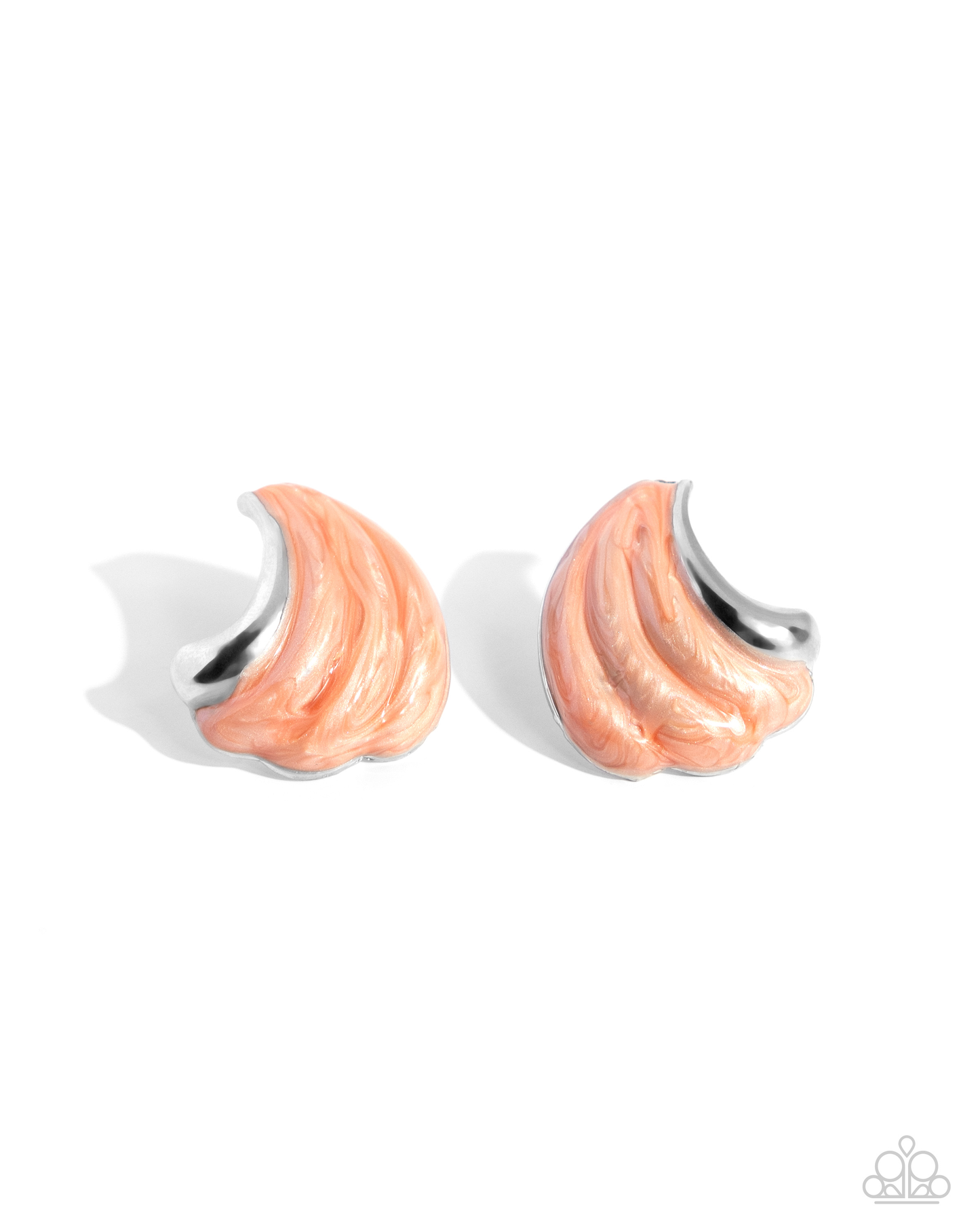 Paparazzi Whimsical Waves - Orange Post Earring  P5PO-OGXX-043XX