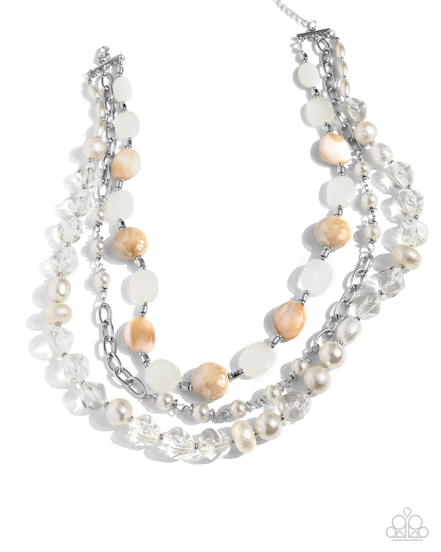 Paparazzi Essential Elegance - White Necklace P2BA-WTXX-026XQ