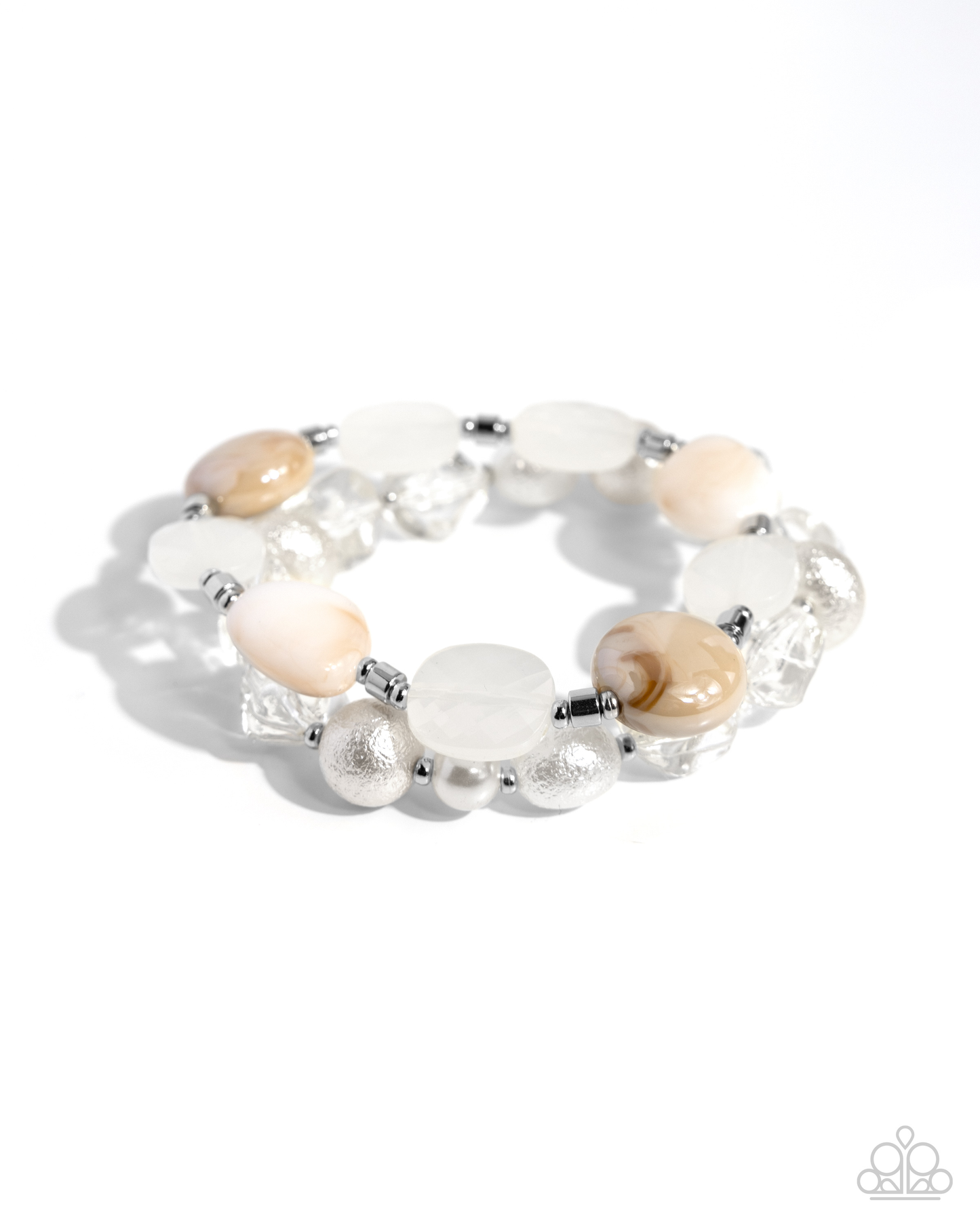 Paparazzi Everyday Essentials - White Bracelet P9BA-WTXX-088XQ