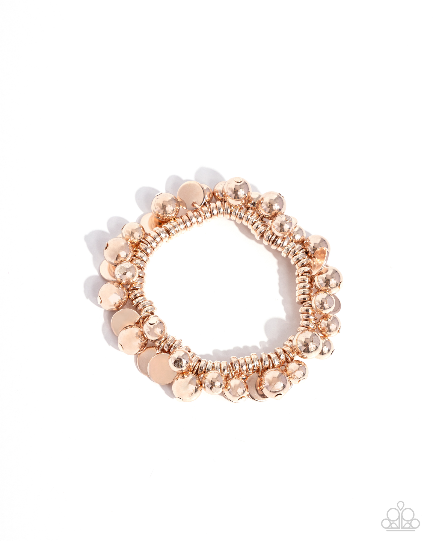 Paparazzi Bauble Beginning - Rose Gold Bracelet P9BA-GDRS-133XX