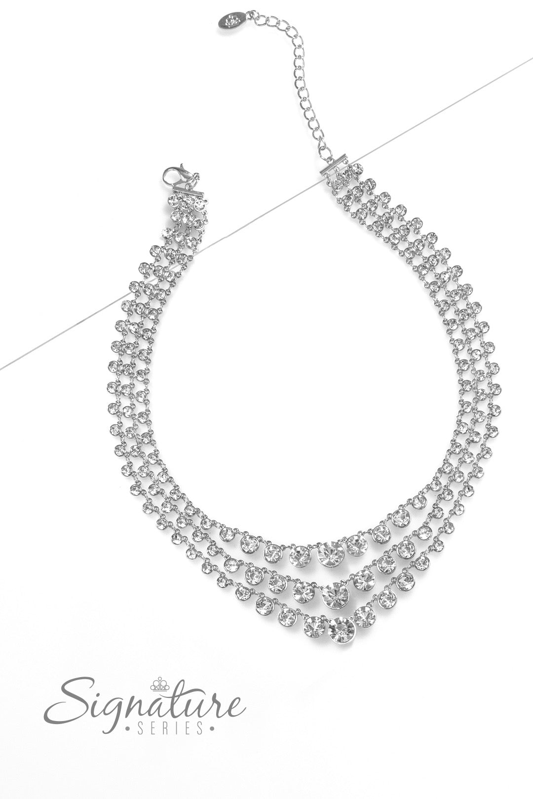 Paparazzi The Dana-Silver Necklace Z2306