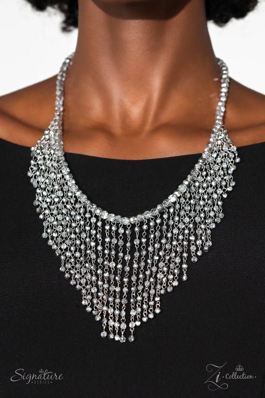 Paparazzi Zi Collection The Stephanie - Silver Necklace