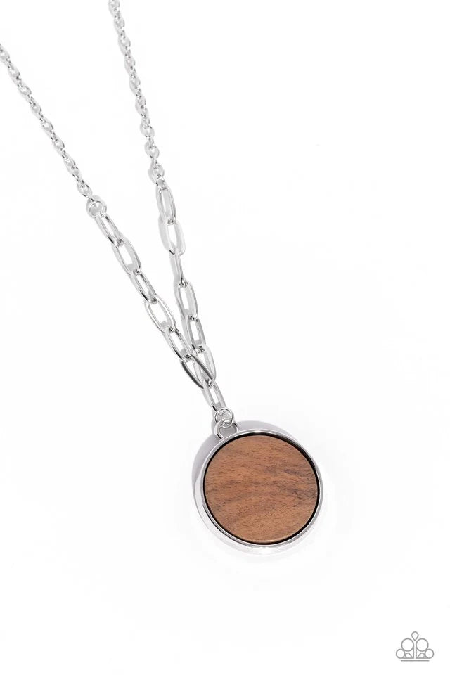 Paparazzi WOODnt  Dream of It - Brown Necklace