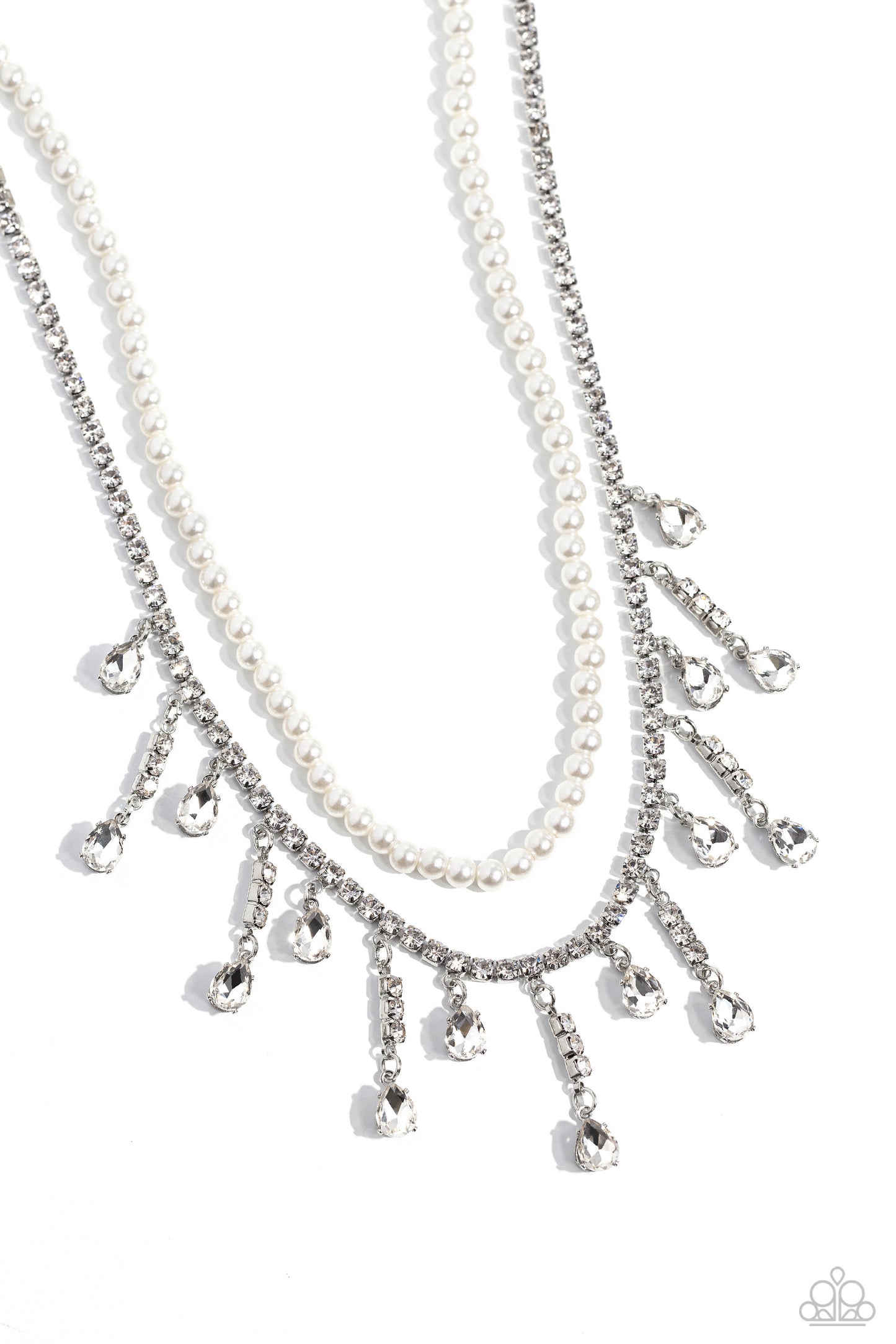 Paparazzi Lessons in Luxury - White Necklace P2CH-WTXX-069XX