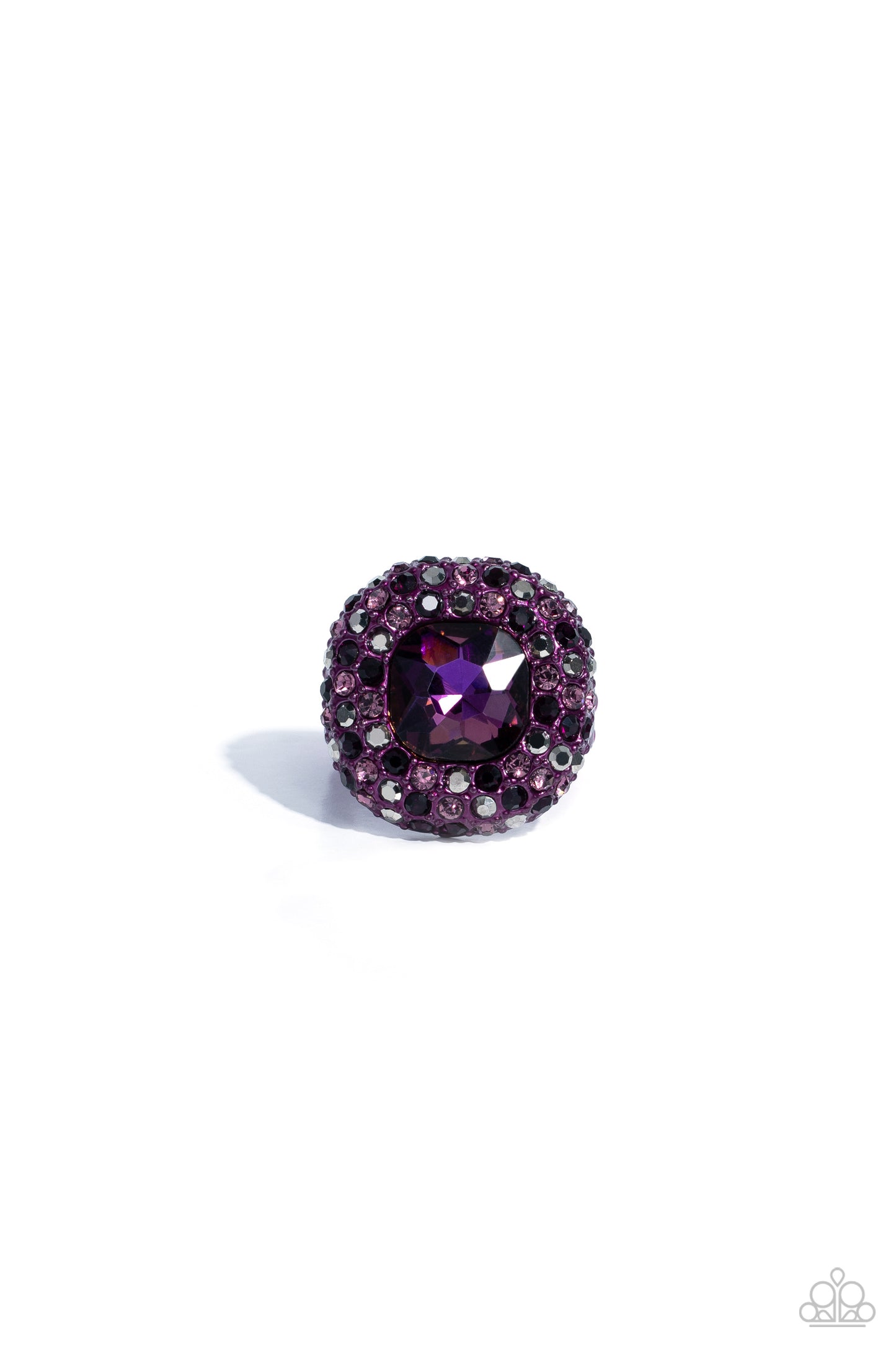 Paparazzi Glistening Grit - Purple RingP4ST-PRXX-016XX