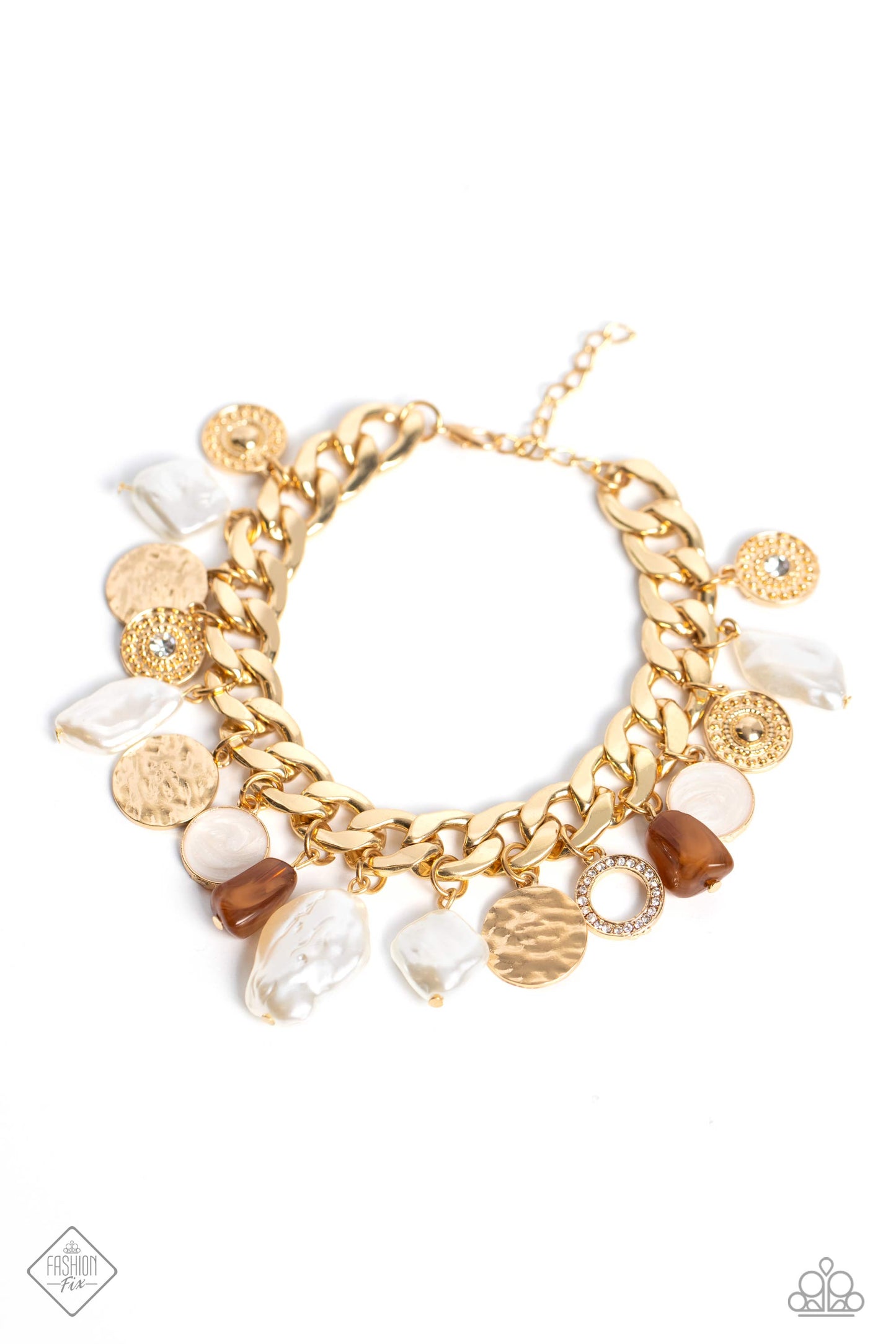 Paparazzi SEA For Yourself - Gold Bracelet Item #P9RE-GDXX-394PC